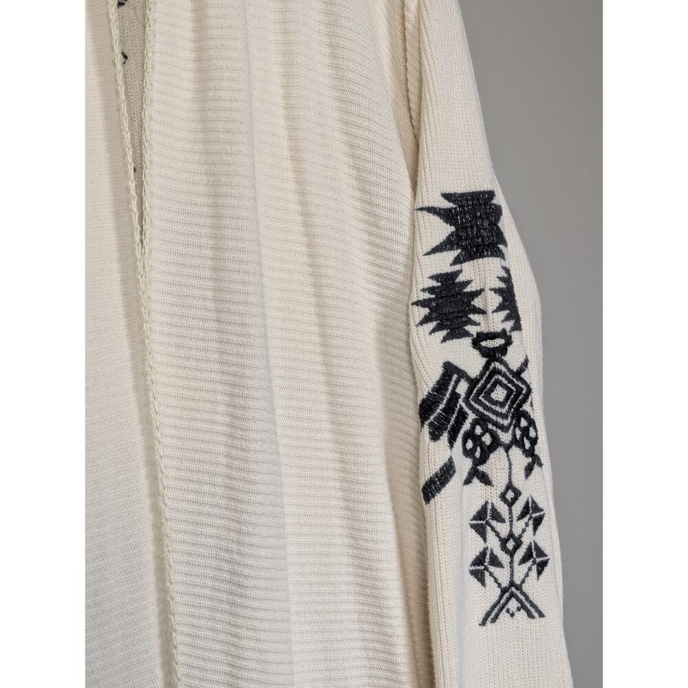 Biya by Johnny Was Artisan Southwestern Boho Open Front Duster Cardigan Size XL - Picture 7 of 16